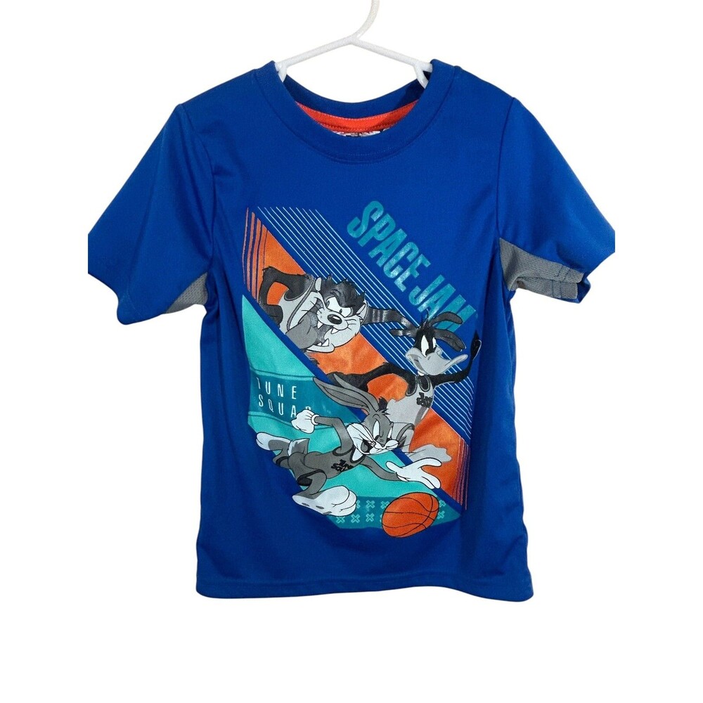 Space Jam Boys Basketball T Shirt - Size 7